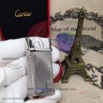 ARW 1:1 Perfect Replica 2019 New Style Cartier Classic Fusion Sliver Logo Lighter Cartier Stainless Steel Jet Lighter
